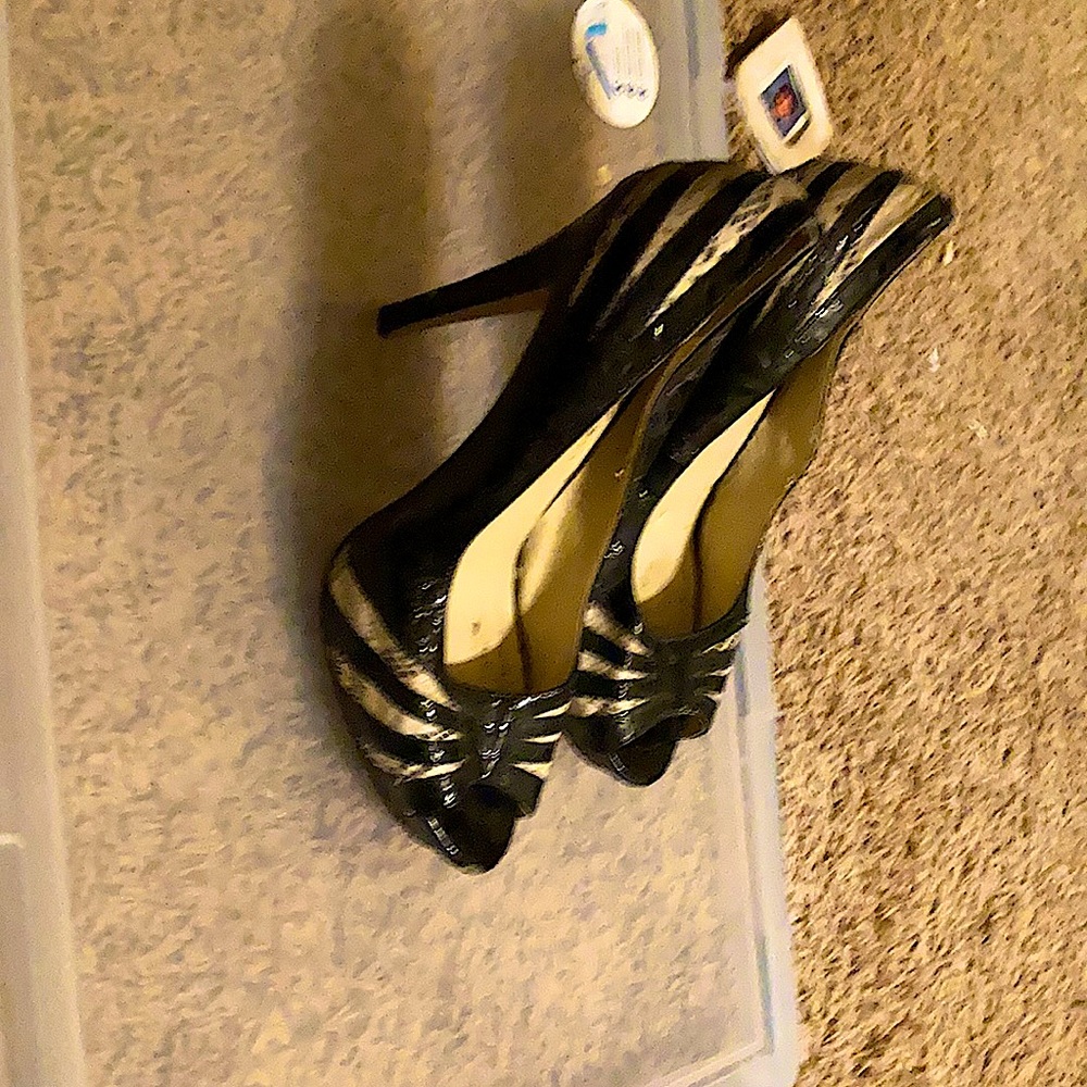 Open toe heels